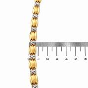 Collana - 18 carati Oro giallo, Oro bianco - Made in Italy - Handmade