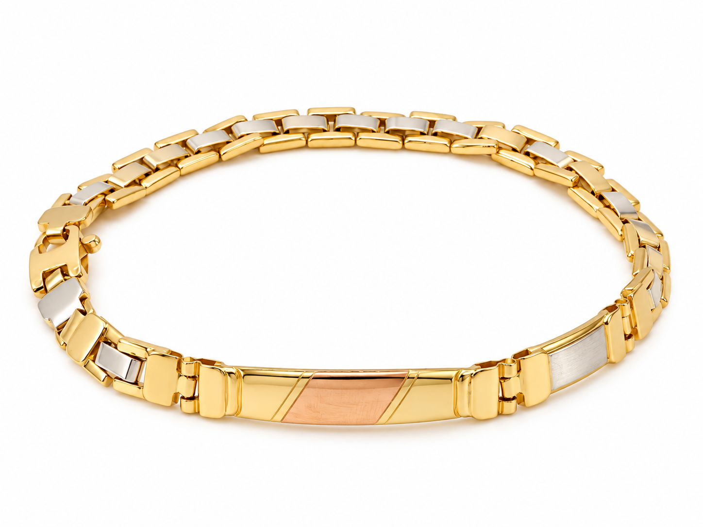 Bracciale - 18 carati Oro giallo, Oro bianco, Oro rosa - Handmade - Made in Italy