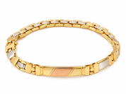Bracciale - 18 carati Oro giallo, Oro bianco, Oro rosa - Handmade - Made in Italy