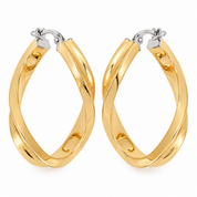 Orecchini - 18 carati Oro giallo, Oro bianco - Made in Italy - Handmade