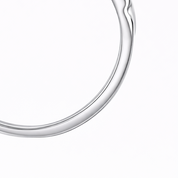 Anello - 18 carati Oro bianco - 0.10ct. tw. Smeraldo - Diamante - Made in Italy - Handmade