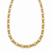Collana - 18 carati Oro giallo, Oro bianco - Made in Italy - Handmade