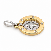 Ciondolo - 18 carati Oro giallo, Oro bianco - Made in Italy - HandMade