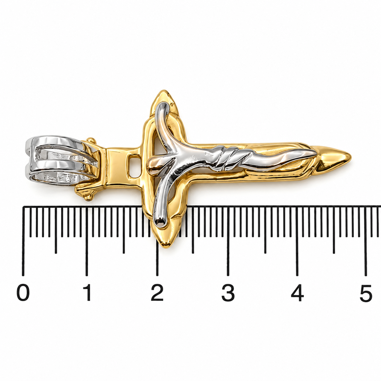 Ciondolo - 18 carati Oro giallo, Oro bianco - Made in Italy - Handmade