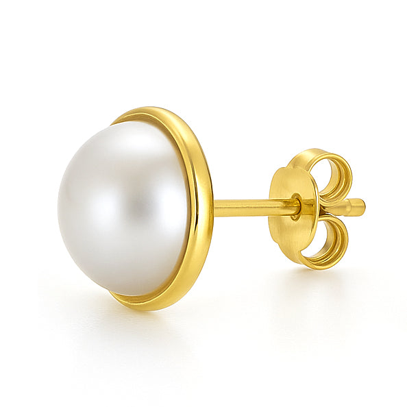 Orecchini - 18 carati Oro giallo - Perla