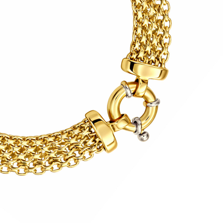 Bracciale - 18 carati Oro giallo, Oro bianco