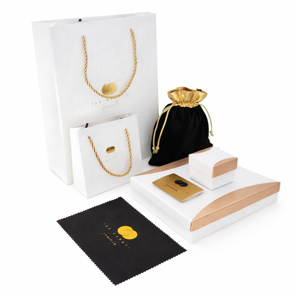 Collana - 18 carati Oro giallo - Corallo - Made in Italy - Handmade
