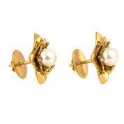 Orecchini - 18 carati Oro giallo - Perla