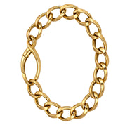 Bracciale unisex in oro giallo 18 Kt