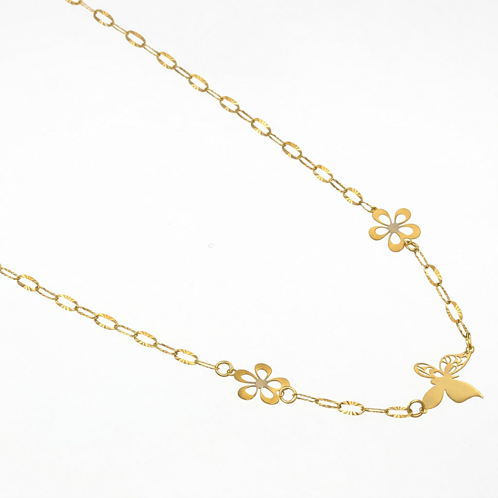 Collana - 18 carati Oro giallo, Oro bianco