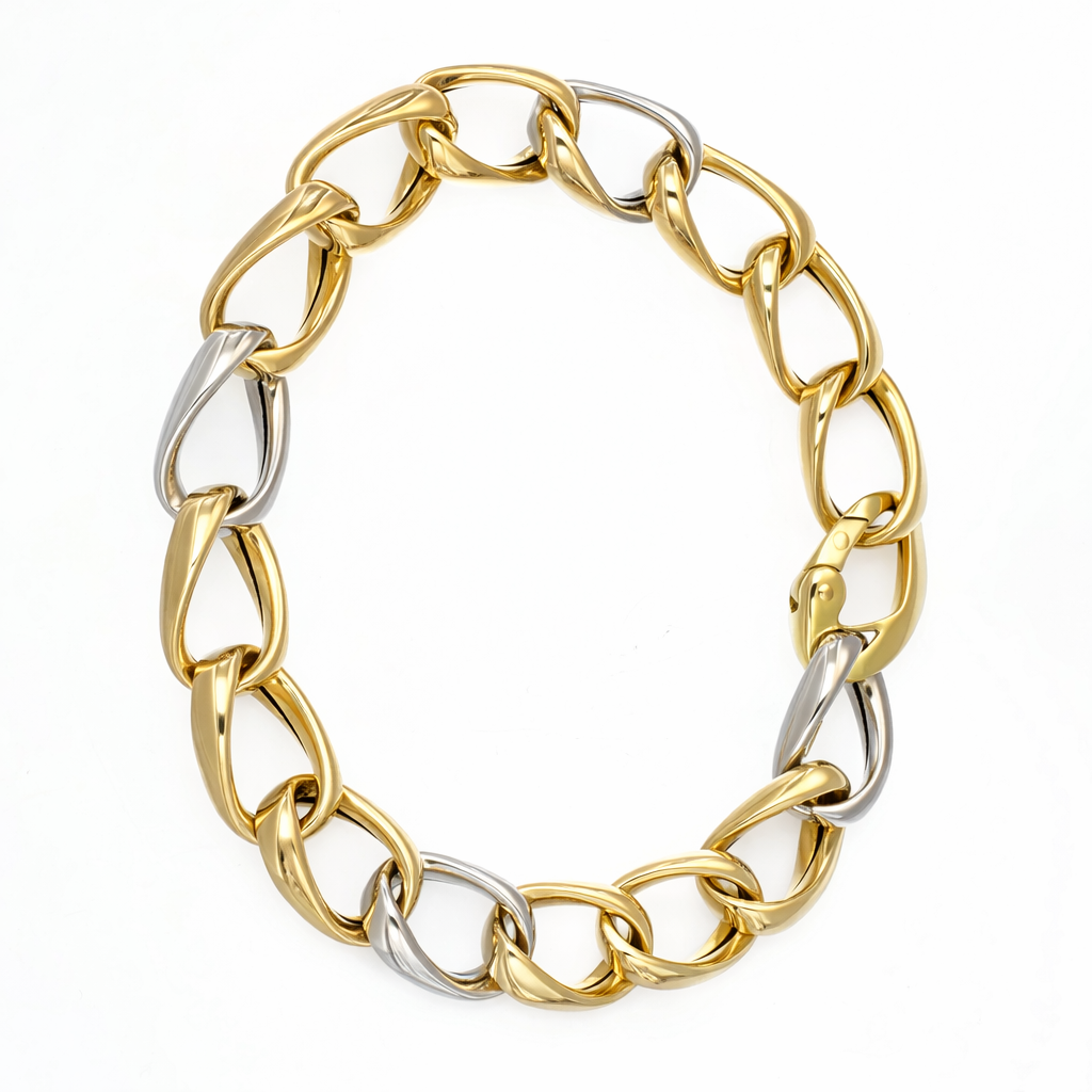 Bracciale - 18 carati Oro bianco, Oro giallo