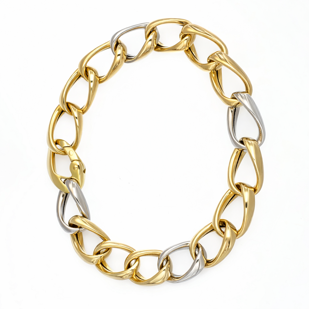 Bracciale - 18 carati Oro bianco, Oro giallo
