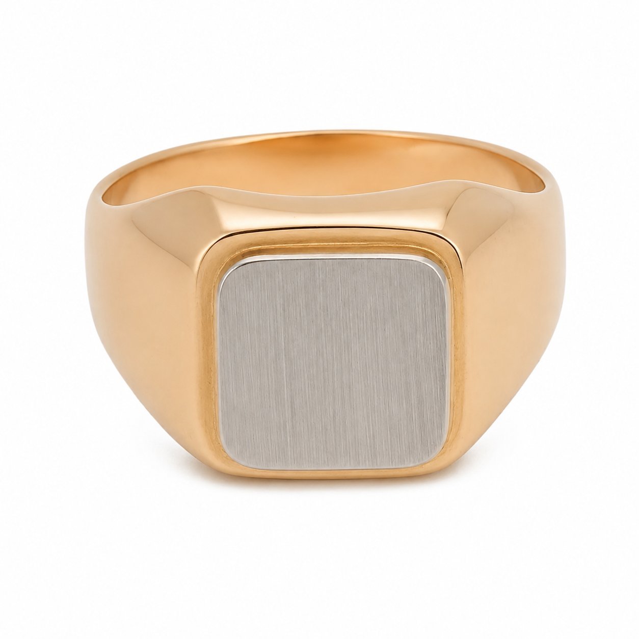 Ring - 18 carat White gold, Yellow gold - Made in Italy - Handmade