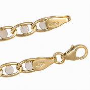 Bracciale - 18 carati Oro giallo, Oro bianco - Made in Italy - Handmade
