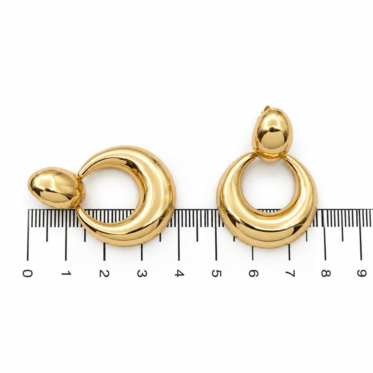 Orecchini - 18 carati Oro giallo - Made in Italy