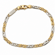 Bracciale - 18 carati Oro giallo, Oro bianco - Handmade