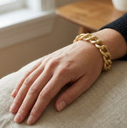 Bracciale - 18 carati Oro giallo - Handmade - Made in Italy