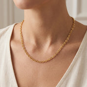 Collana - 18 carati Oro giallo - Made in Italy - Handmade