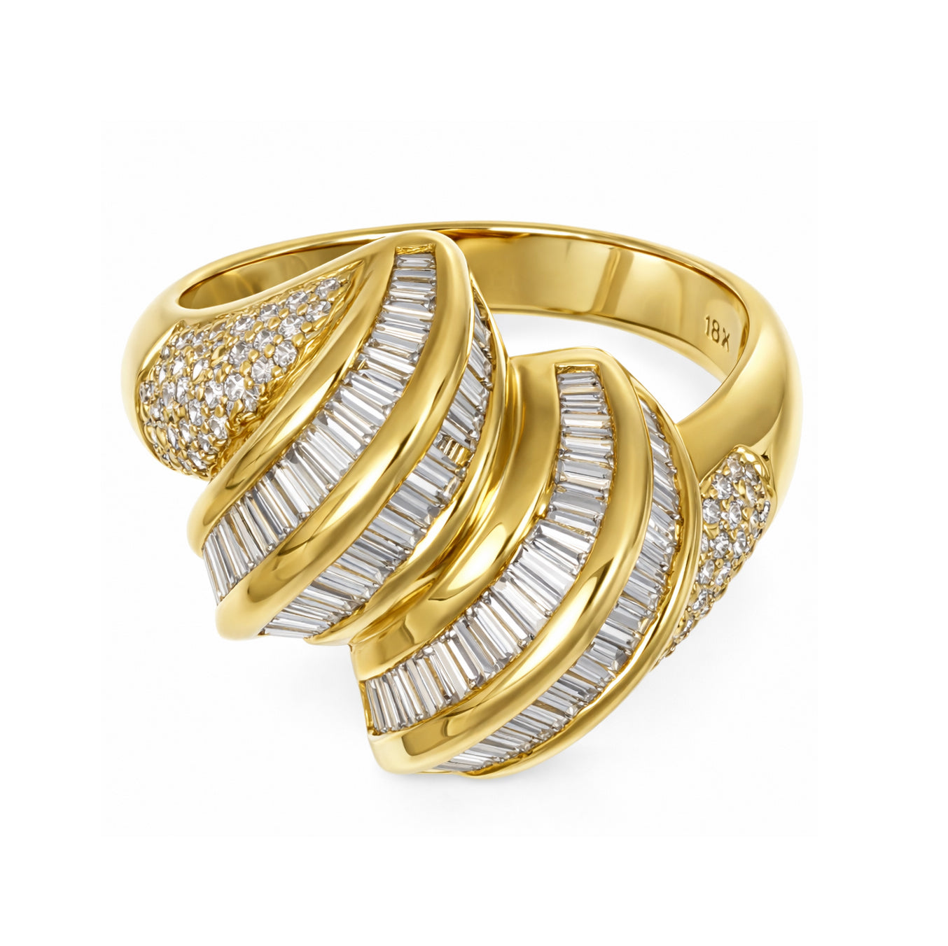 Anello - 18 carati Oro giallo - 2.62ct. tw. Diamante (Naturale) - Diamante