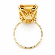 Anello - 18 carati Oro giallo - 8.00ct. tw. Quarzo - Made in Italy - Handmade