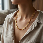 Collana - 18 carati Oro giallo - Made in Italy - Handmade
