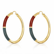 Orecchini - 18 carati Oro giallo - Made in Italy - HandMade