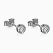 Orecchini - 18 carati Oro bianco - 0.14ct. tw. Diamante (Naturale)