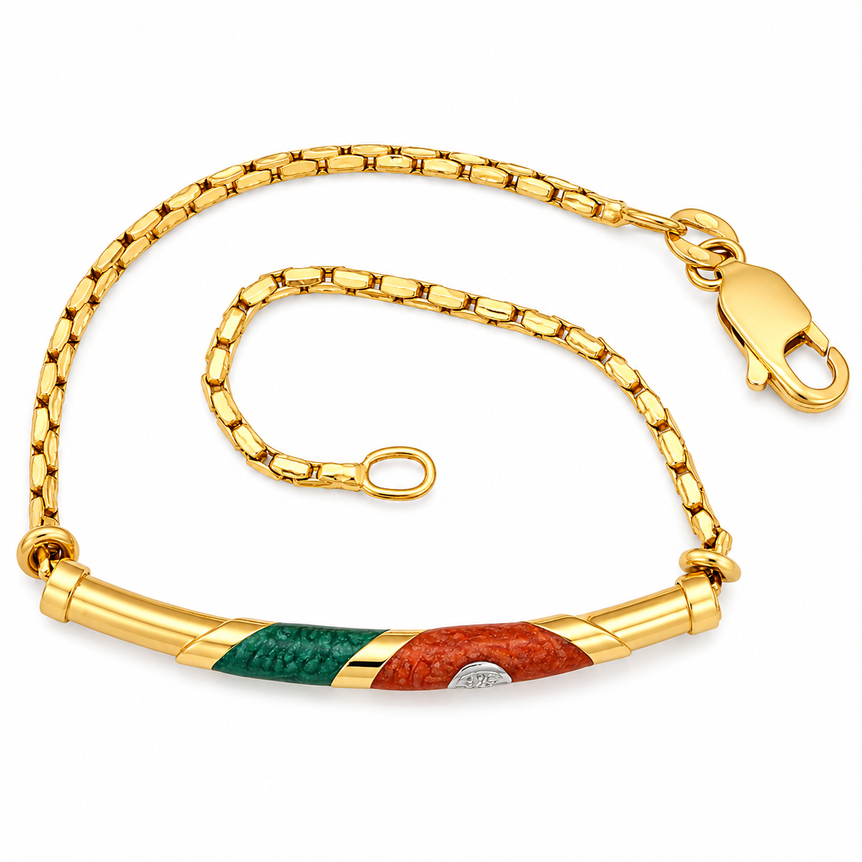 Bracciale - 18 carati Oro giallo - Handmade - Made in Italy