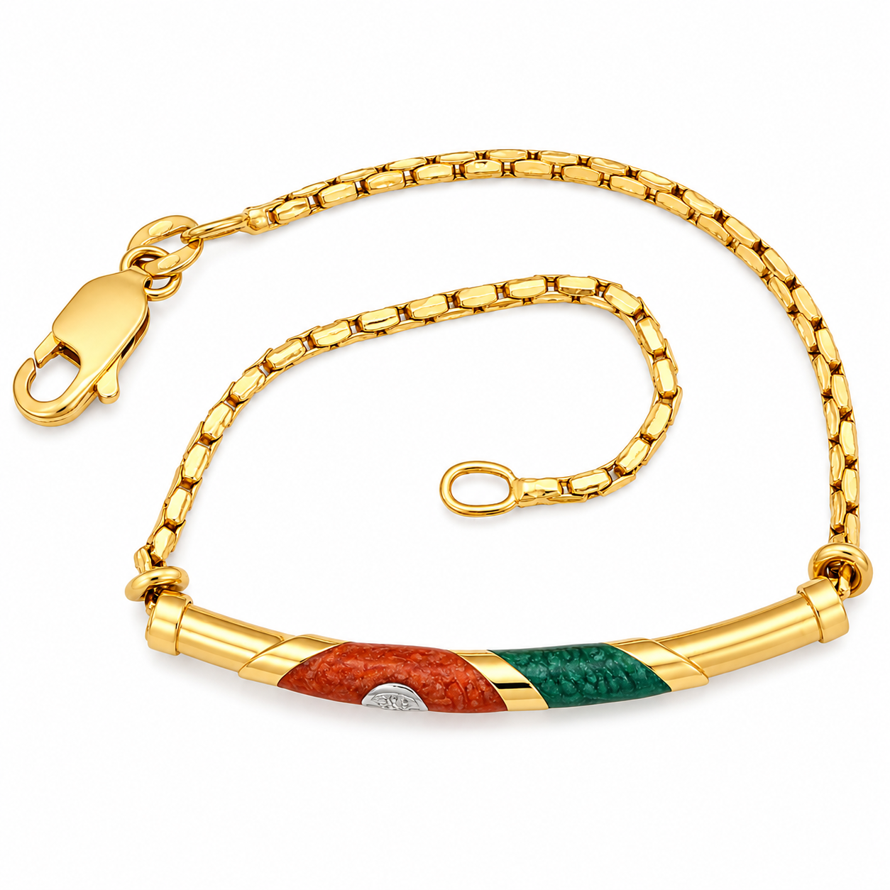 Bracciale - 18 carati Oro giallo - Handmade - Made in Italy