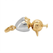 Ciondolo - 18 carati Oro giallo, Oro bianco - Made in Italy - Handmade