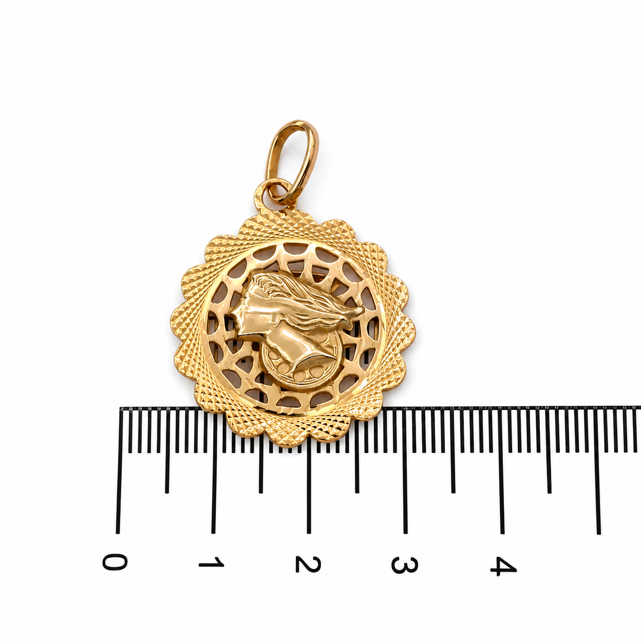 Ciondolo - 18 carati Oro giallo - Made in Italy - HandMade