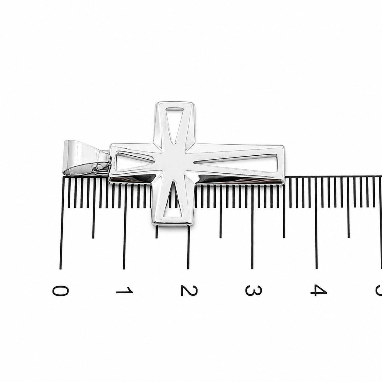 Ciondolo - 18 carati Oro bianco - Made in Italy - Handmade