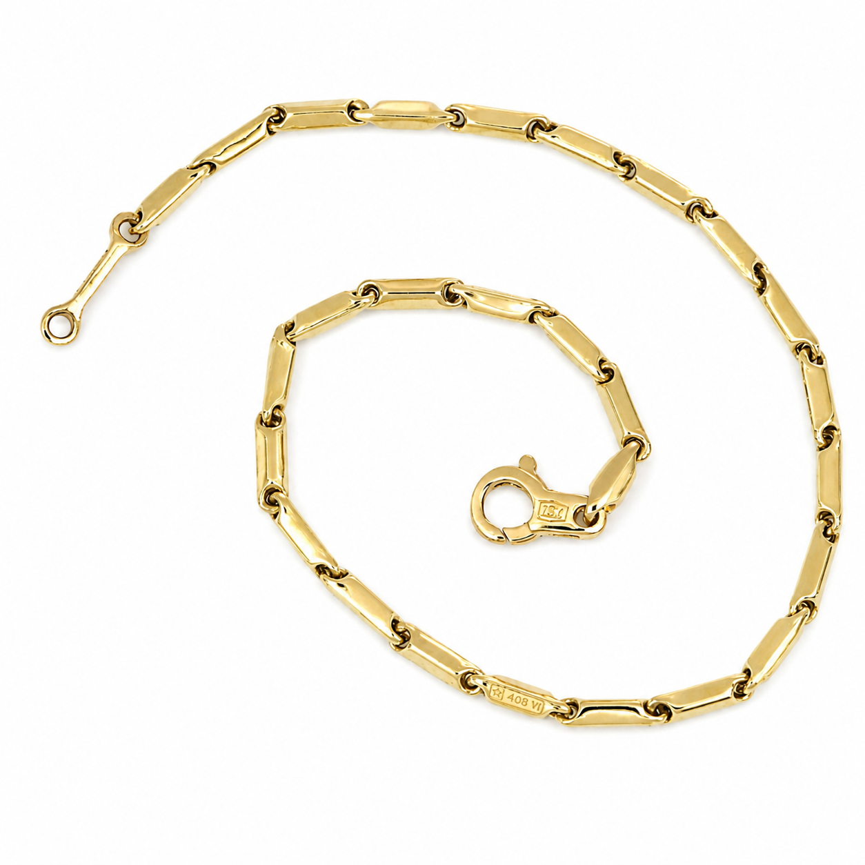 Bracciale - 18 carati Oro giallo - Made in Italy - Handmade