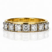Anello - 18 carati Oro giallo, Oro bianco - 0.63ct. tw. Diamante (Naturale) - Made in Italy