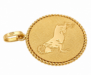 Ciondolo - 18 carati Oro giallo - Made in Italy - HandMade