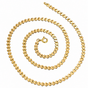 Collana - 18 carati Oro giallo - Made in Italy - Handmade