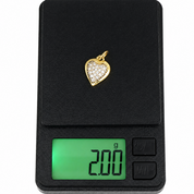 Ciondolo - 18 carati Oro giallo, Oro bianco - 0.20ct. tw. Diamante (Naturale) - Made in Italy - Handmade