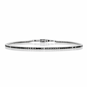 Bracciale - 18 carati Oro bianco - 1.07ct. tw. Diamante (Naturale)