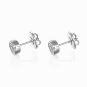 Orecchini - 18 carati Oro bianco - 0.18ct. tw. Diamante (Naturale)
