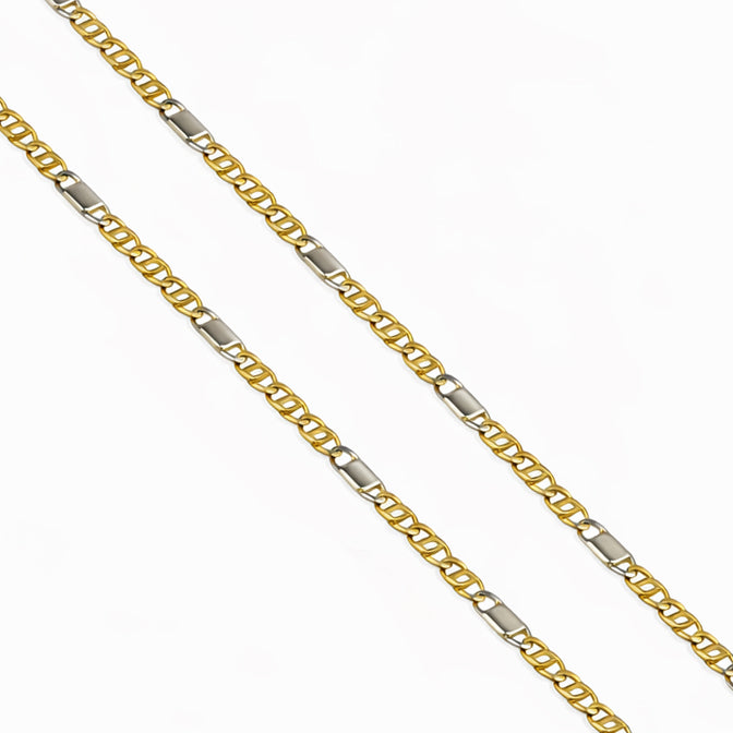 Collana - 18 carati Oro giallo, Oro bianco