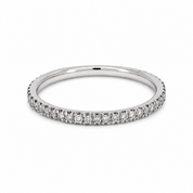 Anello - 18 carati Oro bianco - 0.48ct. tw. Diamante (Naturale) - Made in Italy - Handmade