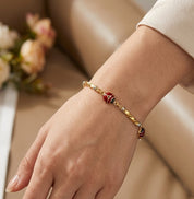 Bracciale - 18 carati Oro giallo - Handmade - Made in Italy