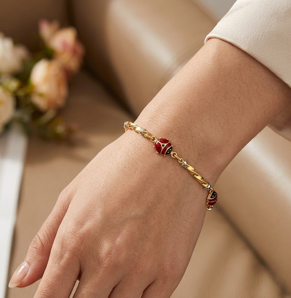 Bracciale - 18 carati Oro giallo - Handmade - Made in Italy