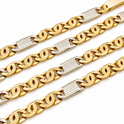 Collana - 18 carati Oro giallo, Oro bianco - Made In Italy - Hand Made