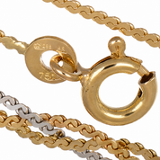 Collana - 18 carati Oro giallo, Oro bianco - Made in Italy - Handmade