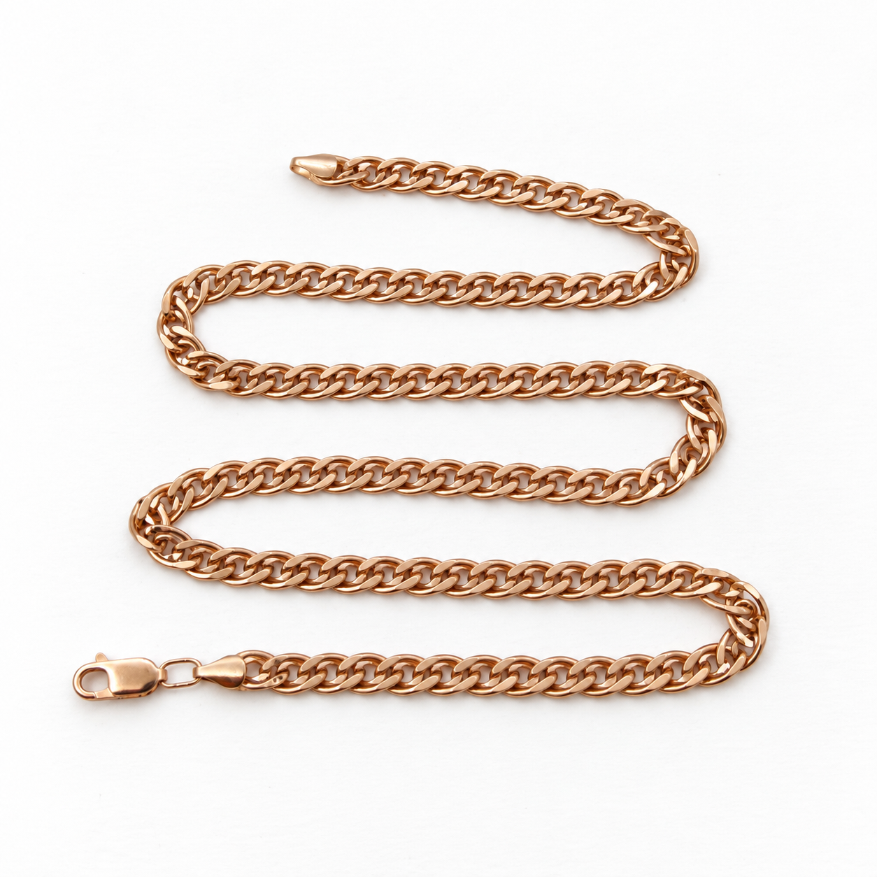Collana - 14 carati Oro rosa - Made in Italy - Handmade