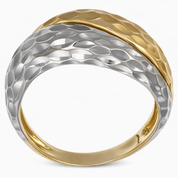 Anello in Oro Giallo ,Oro Bianco 18 carati