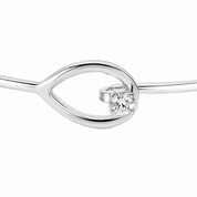 Bracciale - 18 carati Oro bianco - 0.12ct. tw. Diamante (Naturale) - Made in Italy - Handmade