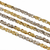 Collana - 18 carati Oro giallo, Oro bianco - Made in Italy - Handmade