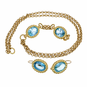 Collana - 18 carati Oro giallo - 66.00ct. tw. Topazio